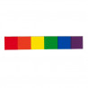 Rainbow Pride Aufkleber / Sticker 1,9 x 9,5cm / 0.7 x 3.7 inch (T1041)