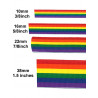 Rainbow Ribbon 7/8inch / 22mm wide 100m (T1538)
