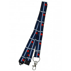 Lanyard/Schlüsselband Leather Flag (T5860)