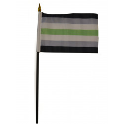 Agender Hand Flag / Handflagge (T5850)