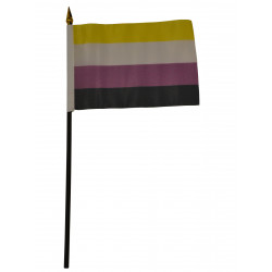 Nonbinary Hand Flag / Handflagge (T5853)