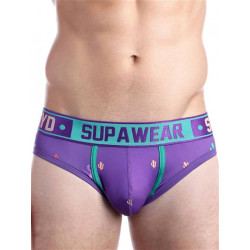 Supawear Sprint Cacti Brief Underwear Prickly Purple (T6122)