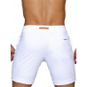 2Eros Long Bondi Bar Beach Swim Shorts White (T6279)