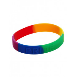 10 x Rainbow Pride Bracelet Silicone (T6327)