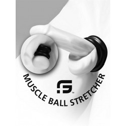 Sport Fucker TPE Muscle Ball Stretcher Clear (T6943)