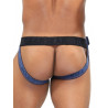 ToF Paris Cow Boy Jockstrap Underwear w/Pocket Jeans Blue (T7545)
