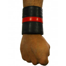 RudeRider Wrist Wallet Leather Black/Red (T7318)
