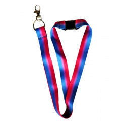 Lanyard/Schlüsselband Bisexual Flag (T7776)