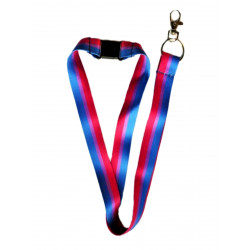 Lanyard/Schlüsselband Bisexual Flag (T7776)