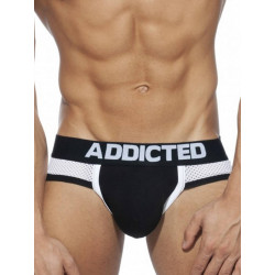 Addicted Combi Mesh Brief Underwear Black (T7875)