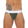 ToF Paris Alpha Jockstrap Underwear Khaki/White (T7926)