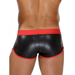 ToF Paris Fetish Boxer Underwear Black/Red (T7914)