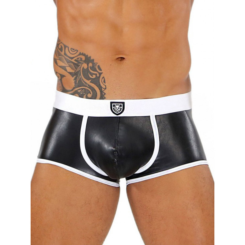 ToF Paris Fetish Boxer Underwear Black/White (T7913)