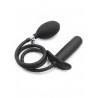 Rude Rider Inflatable T-Plug Silicone Black (T7728)