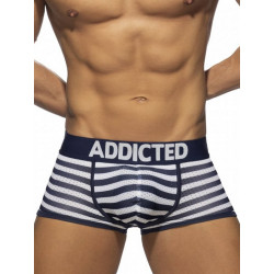 Addicted Sailor Push Up Mesh Trunk Underwear Blue (T7968)