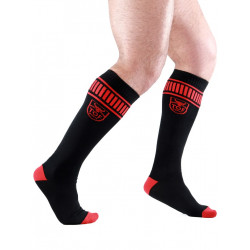 TOF Paris Football Socks Black/Red (T7144)