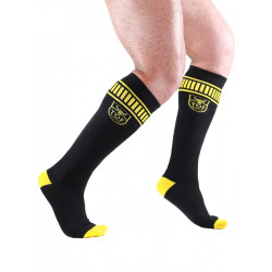 TOF Paris Football Socks Black/Yellow (T7145)