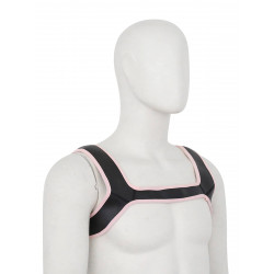 RudeRider Neoprene Harness Black/Pink (T7302)