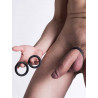 Rude Rider Silicone Cock Ring Black (T6256)