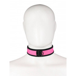 Rude Rider Neoprene Puppy Collar Pink (T7470)