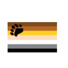 Bear Pride Aufkleber / Sticker 76 x 115 mm (T7767)