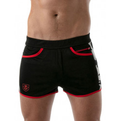 ToF Paris Camo Gym Shorts Black (T8174)