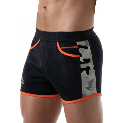 ToF Paris Camo Gym Shorts Navy (T8177)