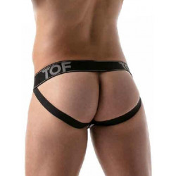 ToF Paris Stripes Push-Up Jockstrap Underwear Navy-Black (T8185)