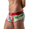 ToF Paris Tie Dye XL Push-Up Trunk Underwear Red (T8181)