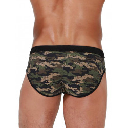 ToF Paris Army Swim Brief Swimwear (T8216)