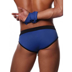 ToF Paris Canaria Swim Brief Swimwear Blue/Black w/Bandana (T8215)