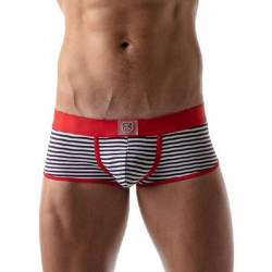 ToF Paris Stripes Push-Up Trunk Underwear Navy/Red/White (T8194)