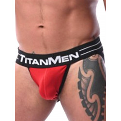 TitanMen Jockstrap Underwear Black/Red (T8390)