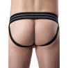 TitanMen Jockstrap Underwear Black/Red (T8390)