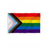 Progress Rainbow Flag / Progress Regenbogenflagge 90 x 150 cm (T8420)