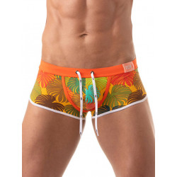 ToF Paris Floral Swim Trunk Swimwear Yellow (T8440)