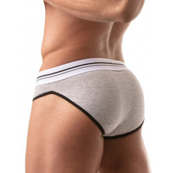 ToF Paris French Brief Underwear Heather Grey (T8469)