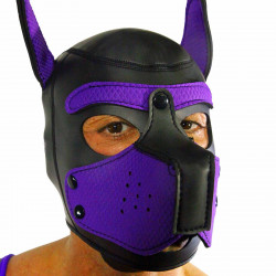 RudeRider Neoprene Puppy Hoods Purple (T7279)