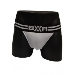 BoXer X-Jock Canale Jockstrap Underwear White (Black Waistband) (T5591)