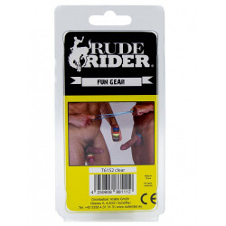 Rude Rider Fat Stretchy Cock Ring Clear (T6152)