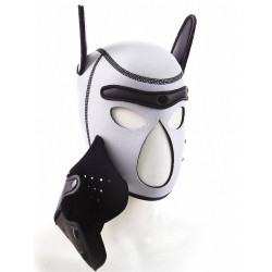 Rude Rider Neoprene Puppy Hood White/Black (T7722)