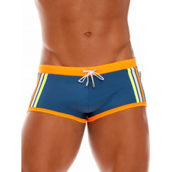 JOR Olimpic Swim Boxer Swimwear Petrol/Orange/Yellow/White (T8636)