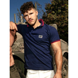 TOF Patriot Polo T-Shirt Navy (T8667)