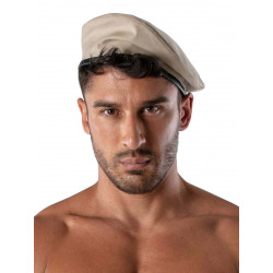 ToF Paris Patriot Beret Black/Beige One Size Double Sided (T8674)