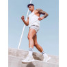 Supawear Jersey Shorts Grey White
