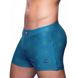 2Eros Print Bondi Bar Beach Swim Trunks V60 Jade (T8752)