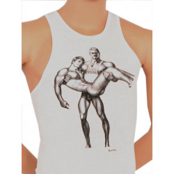 Tom of Finland Life Guard Tank Top White (T1508)