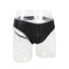 Rude Rider Neoprene Brief Open Back Bottoms Black/Grey (T7475)