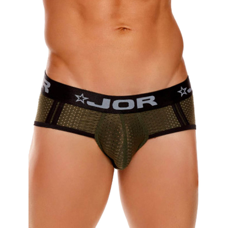 JOR Electro Jock Brief Underwear Green/Black (T8808)