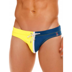 JOR Quebec Swim Brief Swimwear Yellow/Blue (T8833)